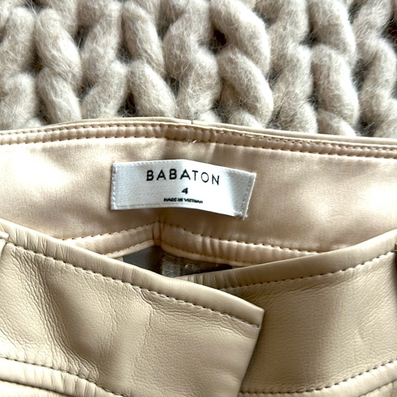 Aritzia Vegan Leather Pants - Picture 3 of 3